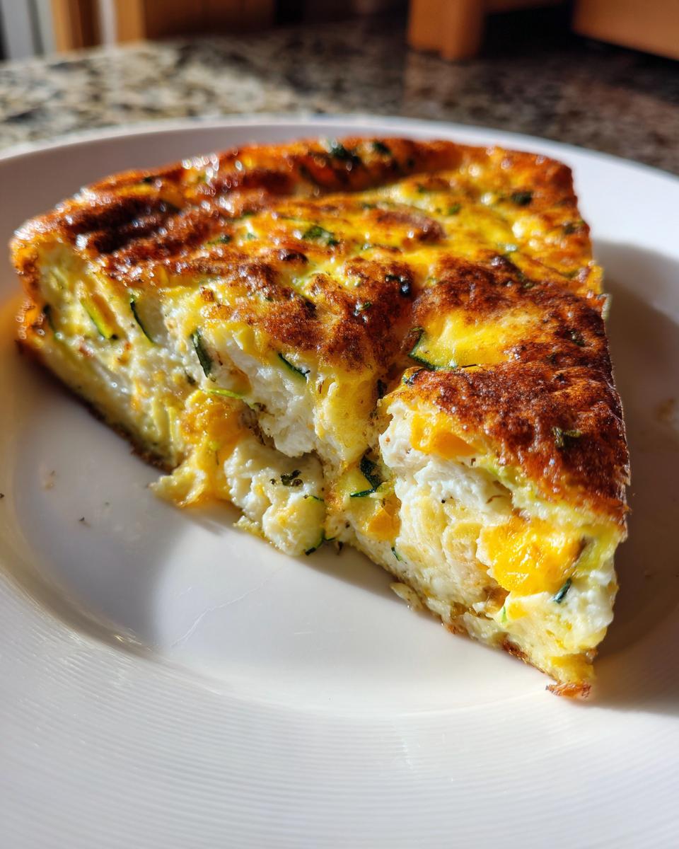 Zucchini Egg Frittata (Quiche-Style) - detail 1