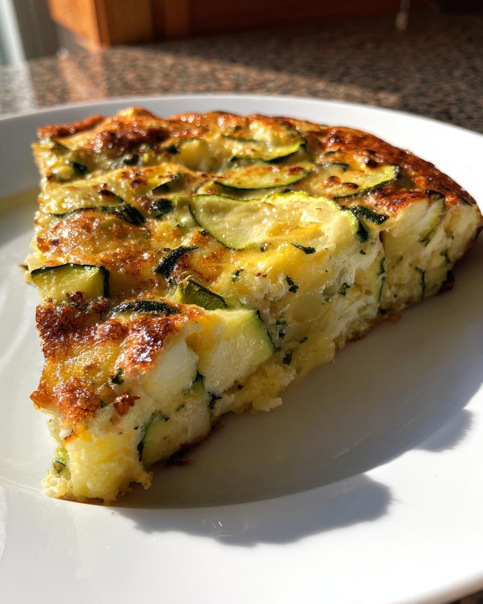 Zucchini Egg Frittata (Quiche-Style) - detail 2