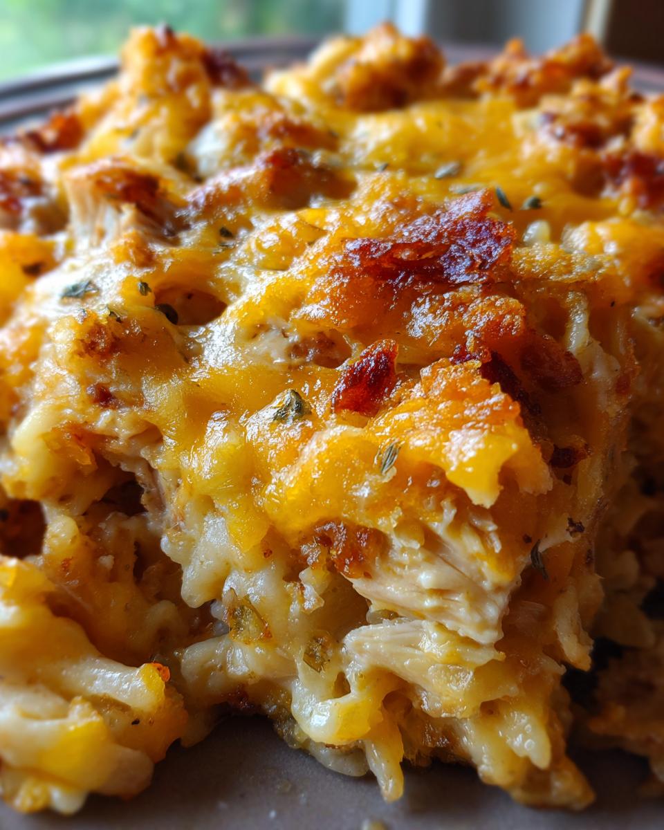 bbq chicken casserole - detail 2