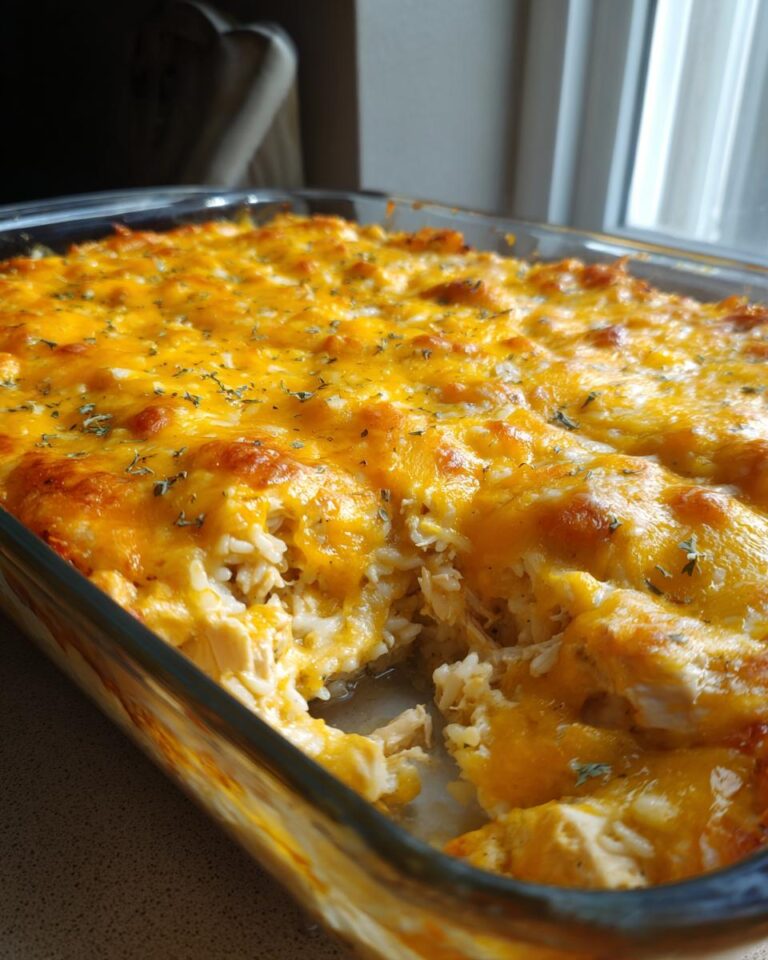 cheesy chicken casserole