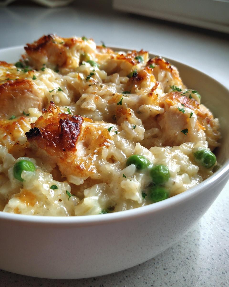 chicken and rice casserole - detail 2