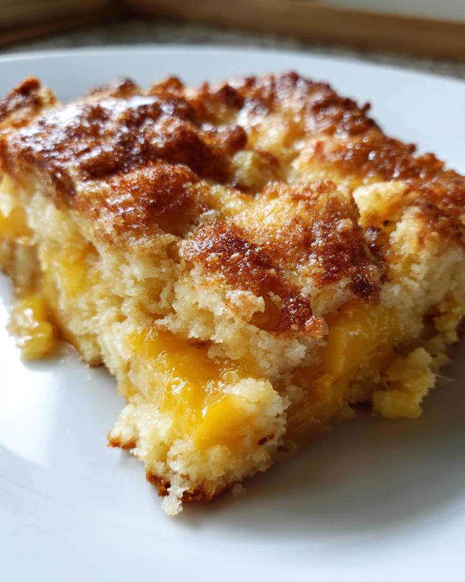peach dump cake recipe - detail 1