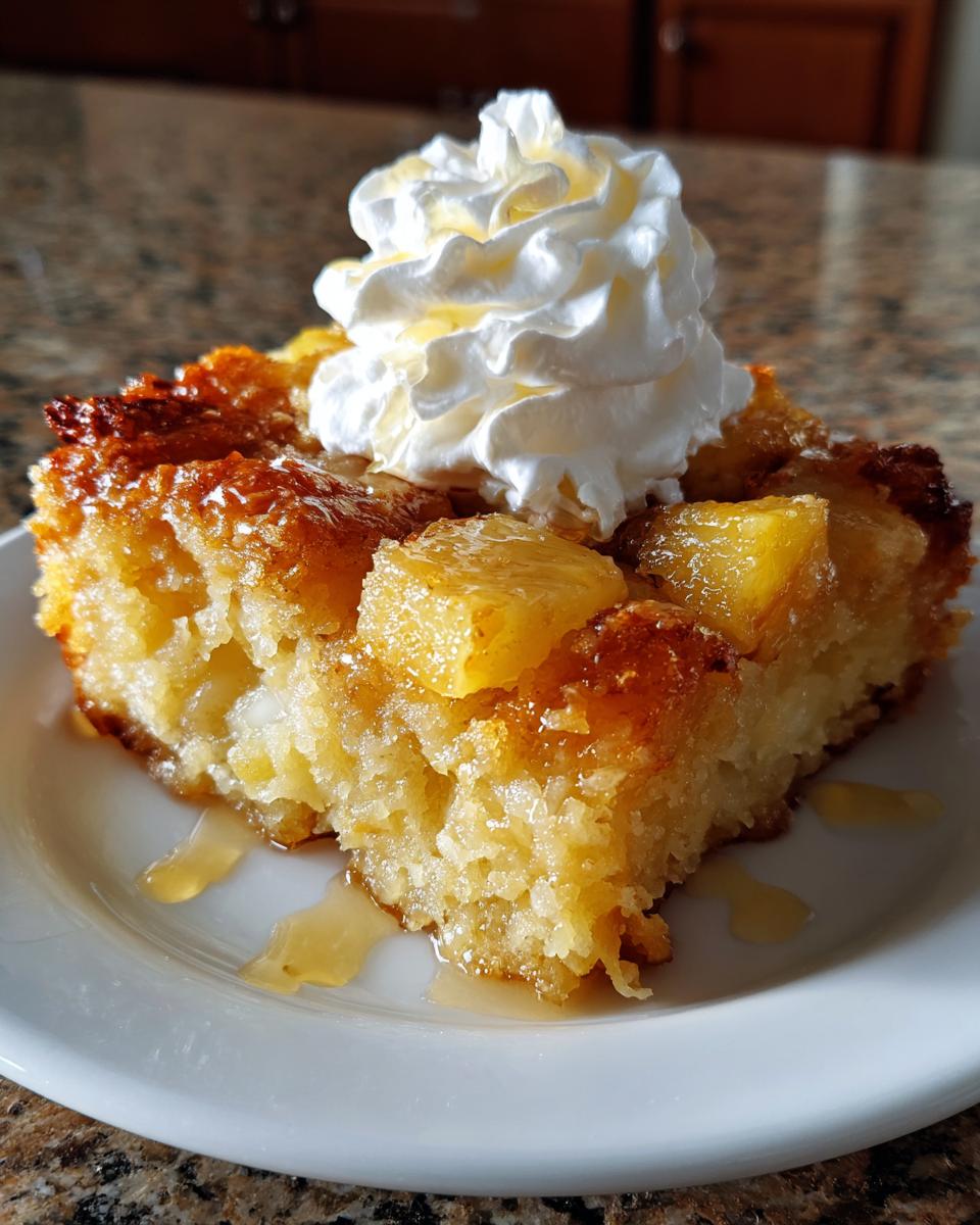 pineapple dump cake recipe - detail 1
