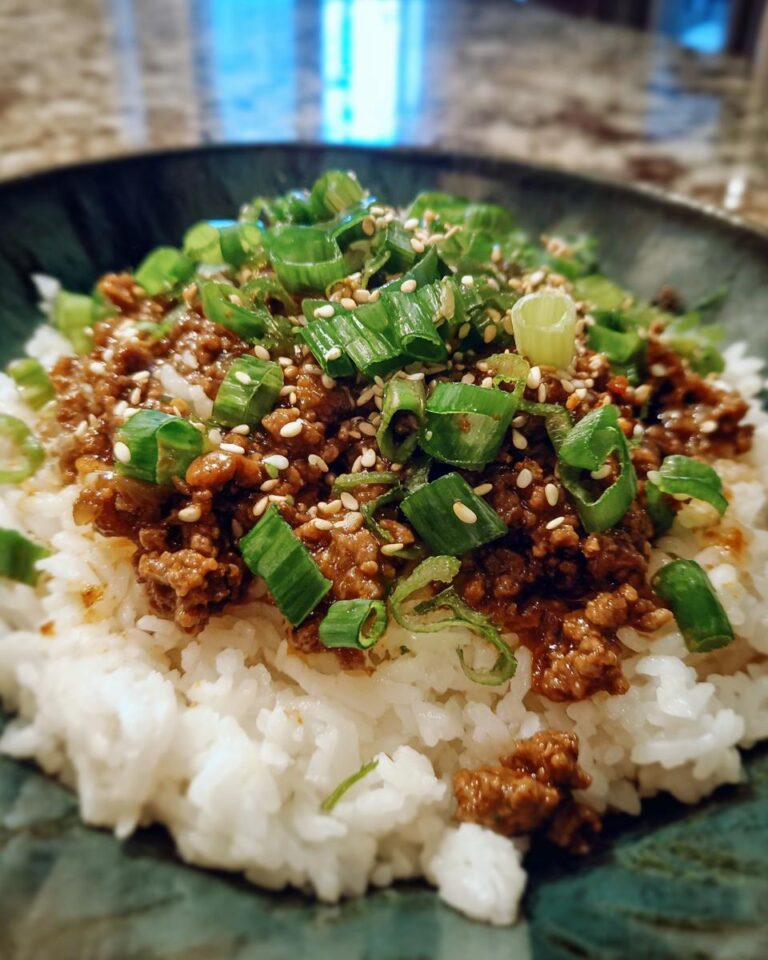 Asian Ground Beef Bowl
