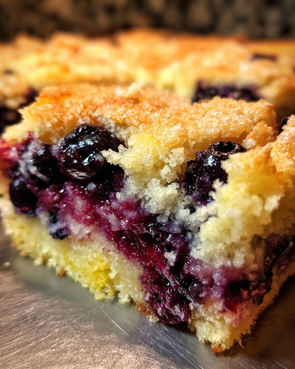 Blueberry Lemon Dump Cake - detail 1