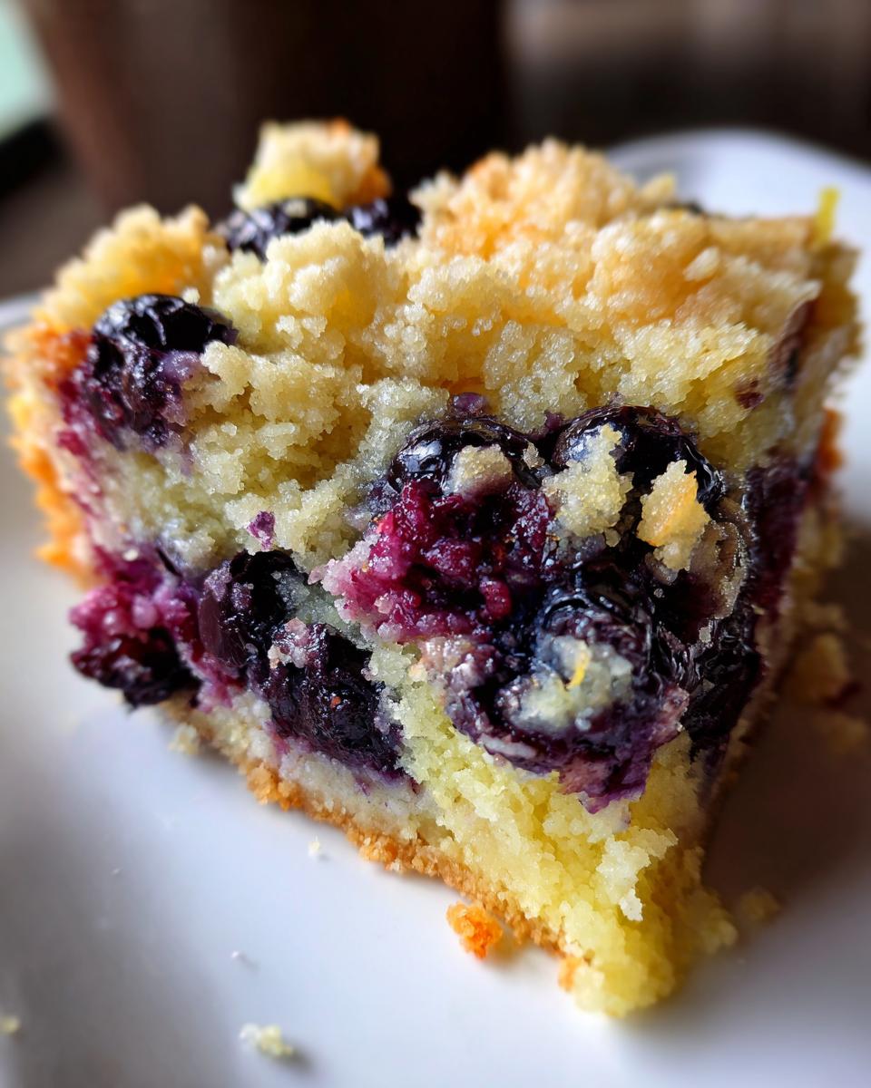 Blueberry Lemon Dump Cake - detail 2