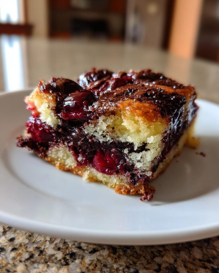 Cherry Chocolate Dump Cake