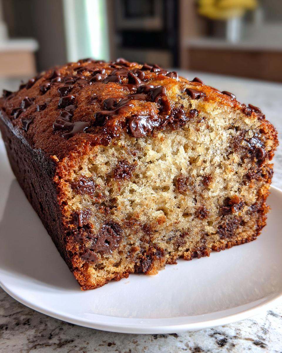 Chocolate Chip Banana Bread brown - detail 1