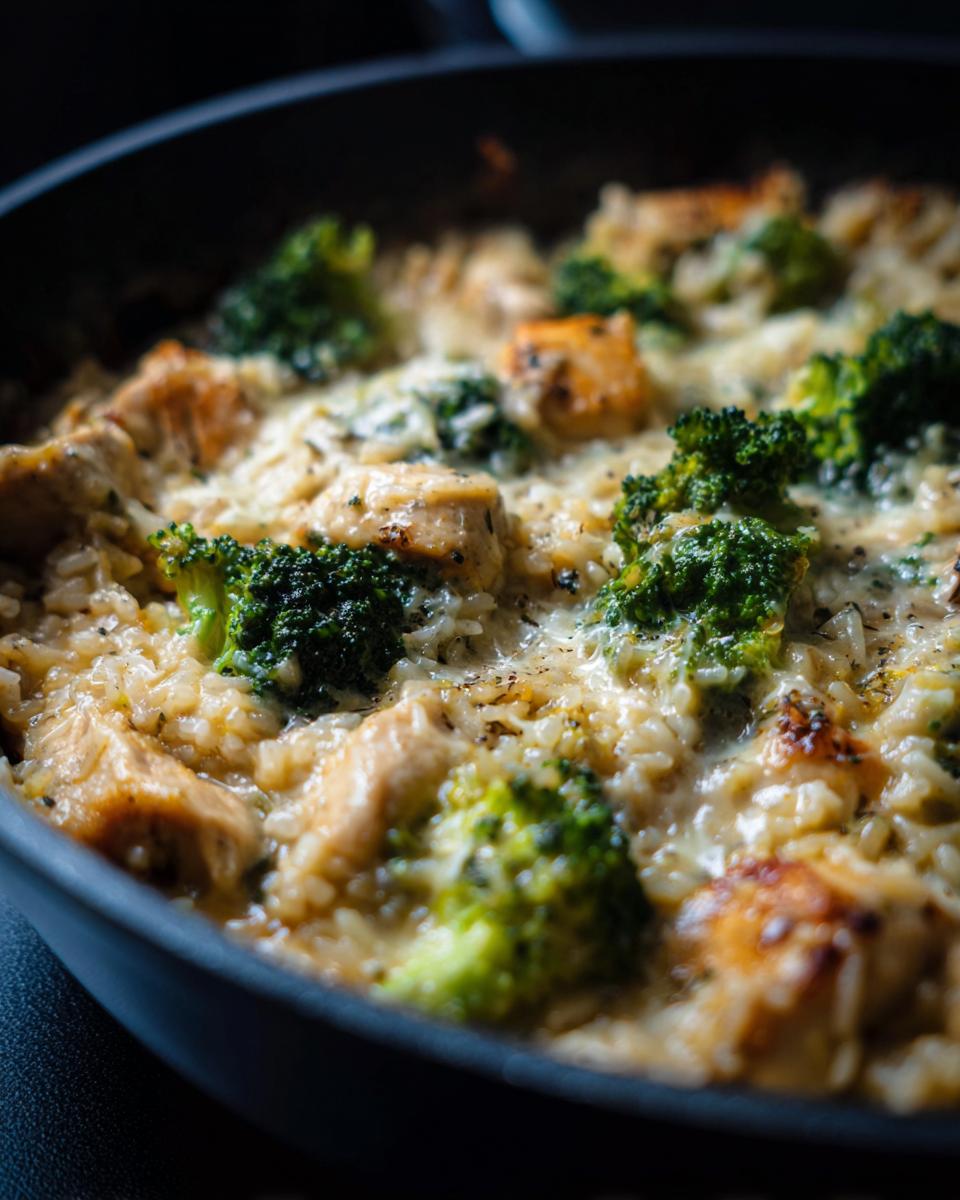 Creamy Chicken and Broccoli Rice Skillet - detail 1