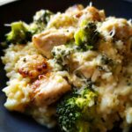 Creamy Chicken and Broccoli Rice Skillet