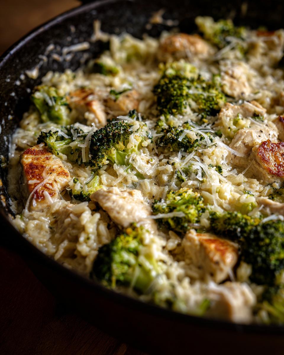 Creamy Chicken and Broccoli Rice Skillet - detail 2