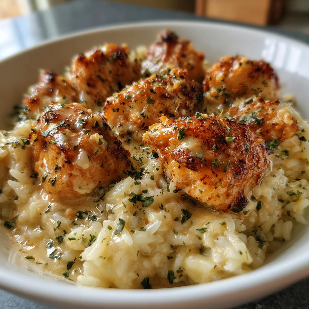 Creamy Garlic Chicken and Rice - detail 1