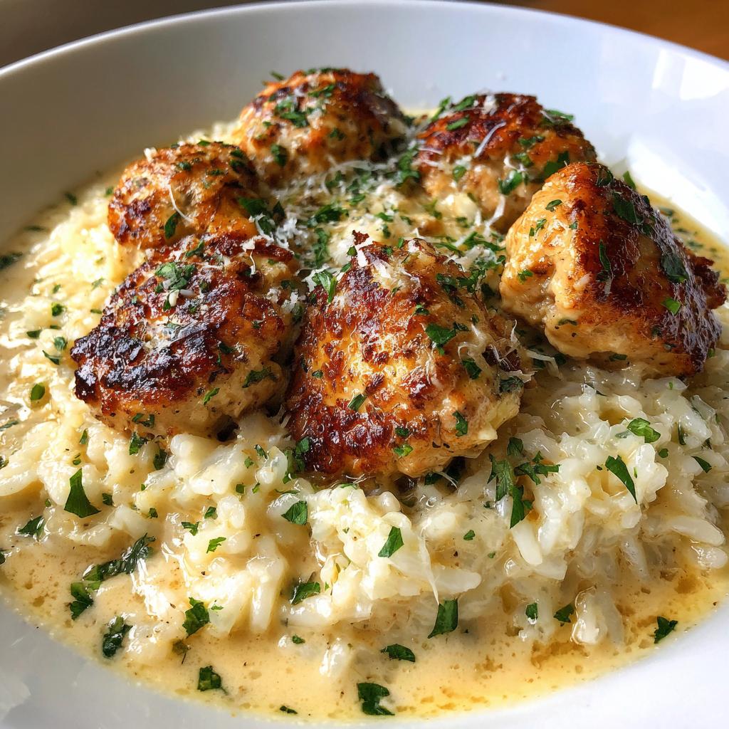 Creamy Garlic Chicken and Rice - detail 2