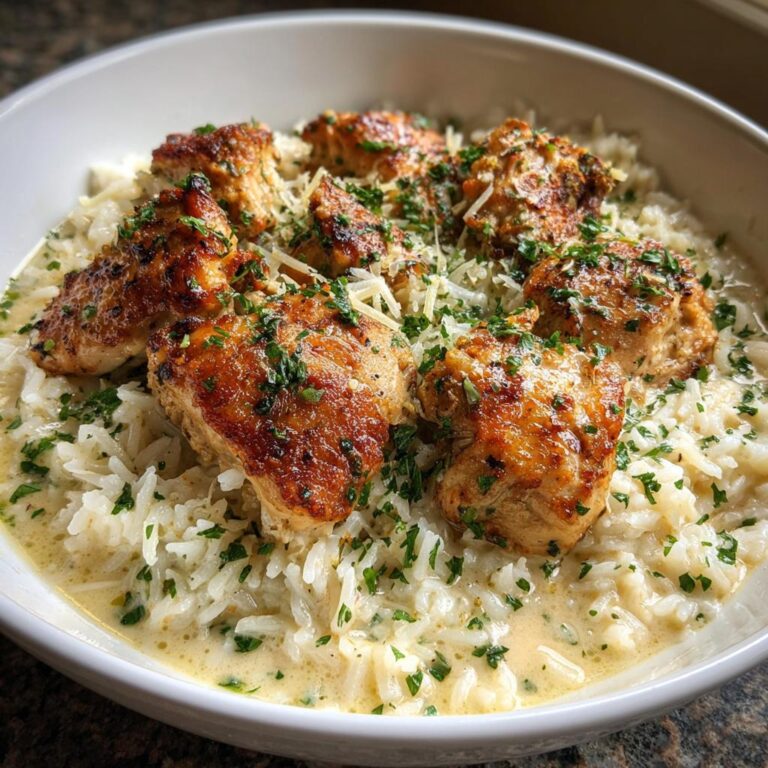 Creamy Garlic Chicken and Rice