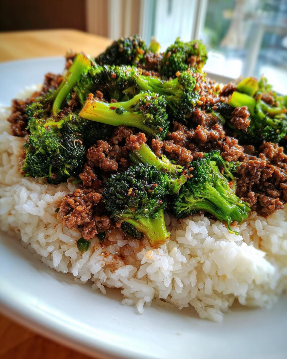 Ground Beef and Broccoli - detail 1