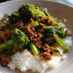Ground Beef and Broccoli