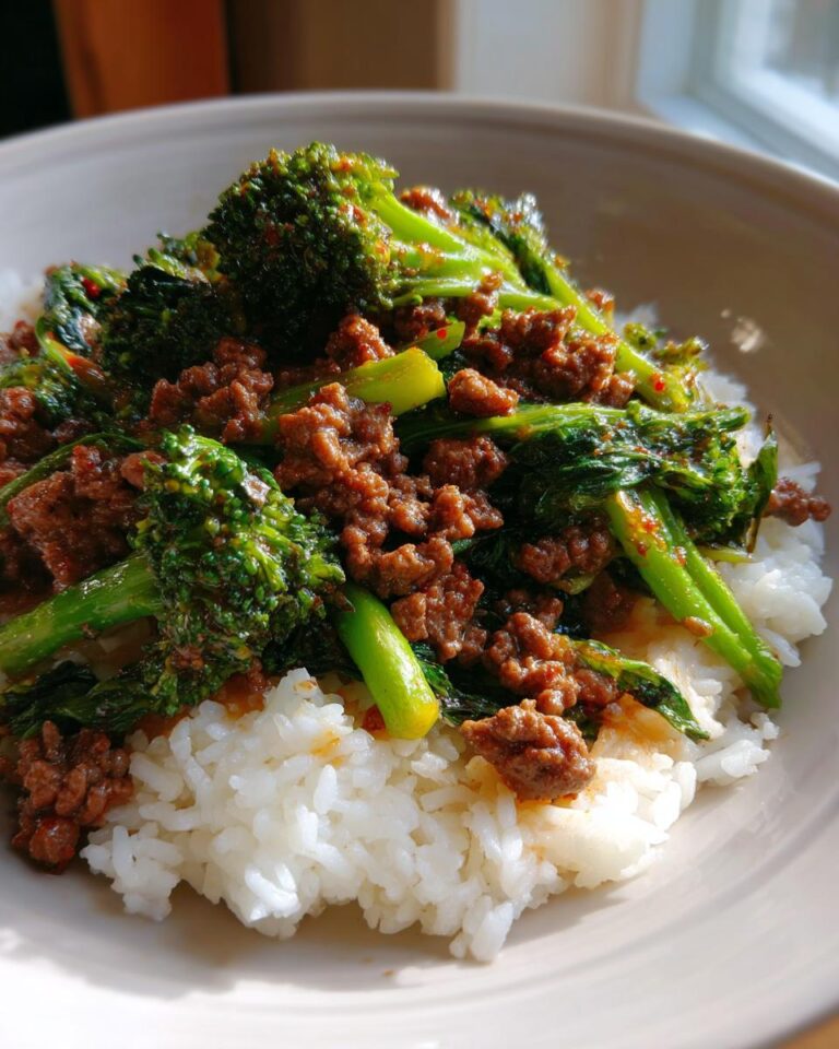 Ground Beef and Broccoli