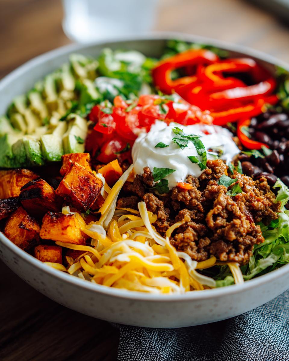 Healthy Taco Bowls - detail 1