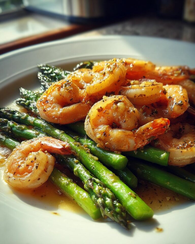 Lemon Garlic Shrimp and Asparagus