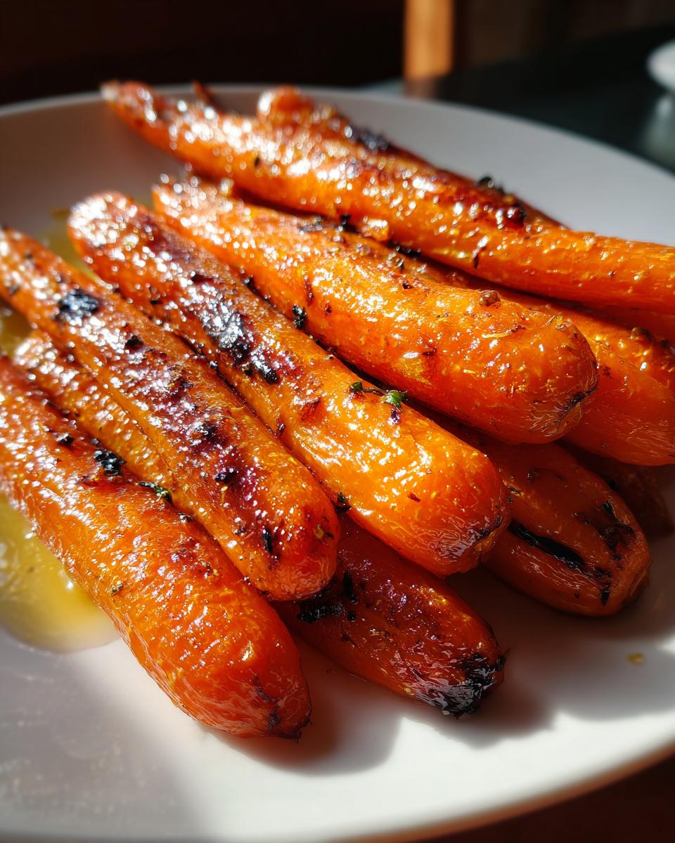 Oven Roasted Carrots with Honey - detail 1