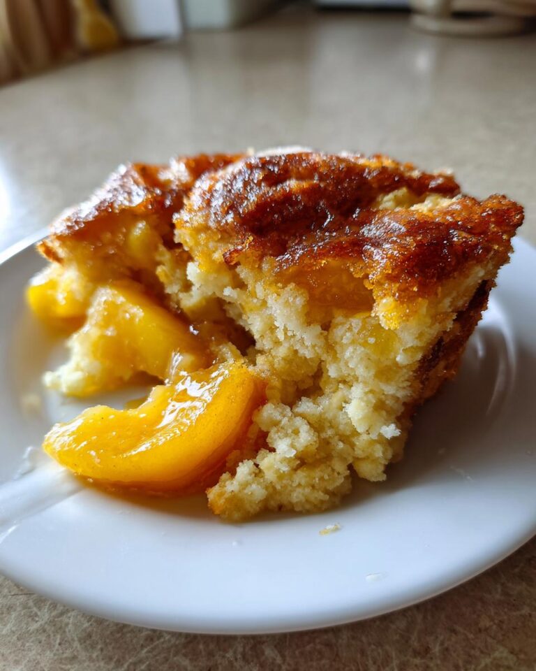 Peach Cobbler Dump Cake