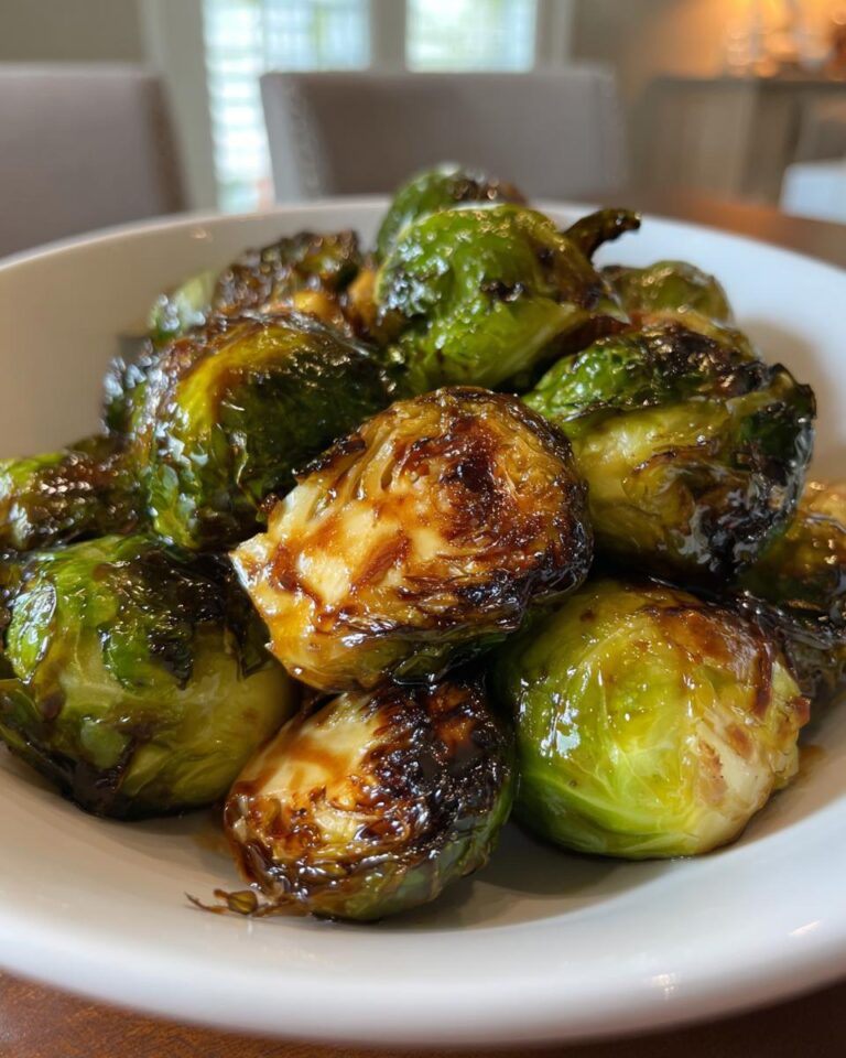 Roasted Brussels Sprouts with Balsamic