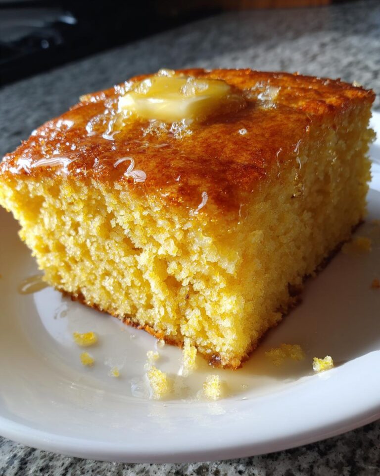 Soft Honey Butter Cornbread